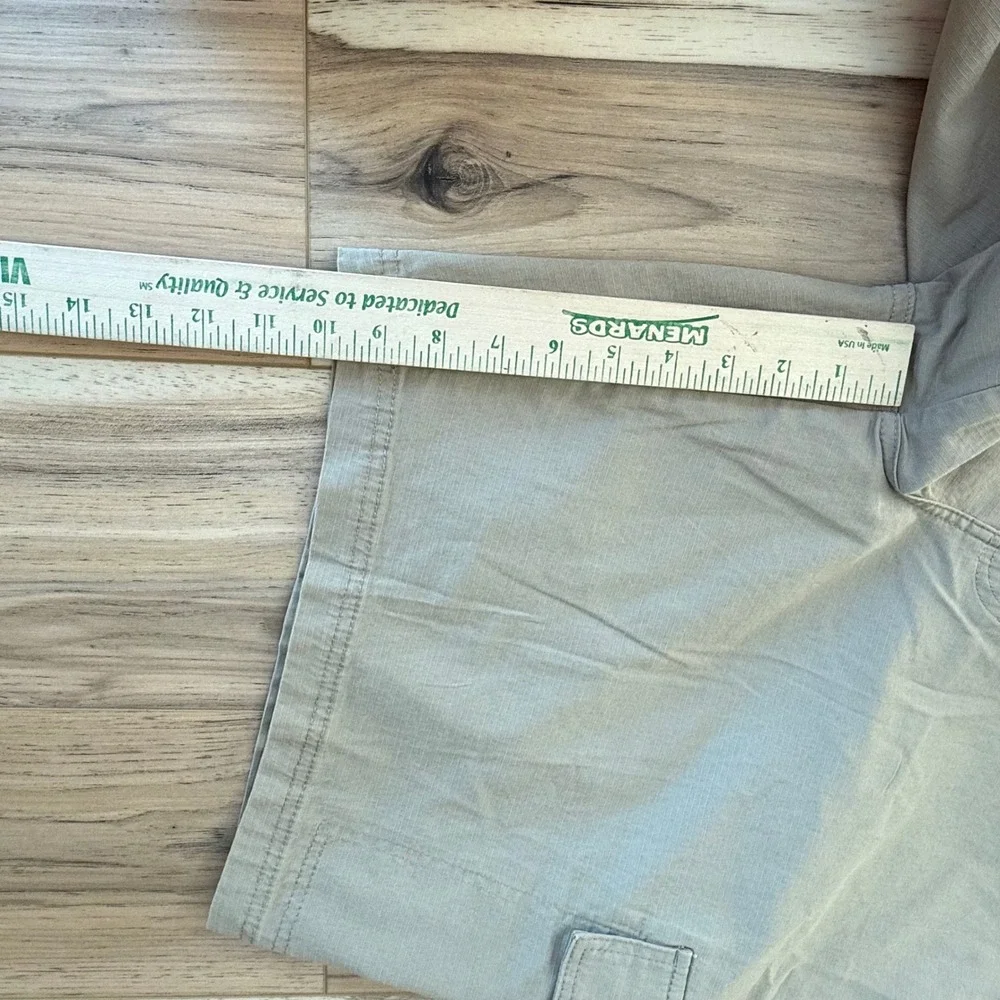 Weatherproof Everyday Cargo Shorts Mens‎ 44W Beige Belted Cell Phone Pocket